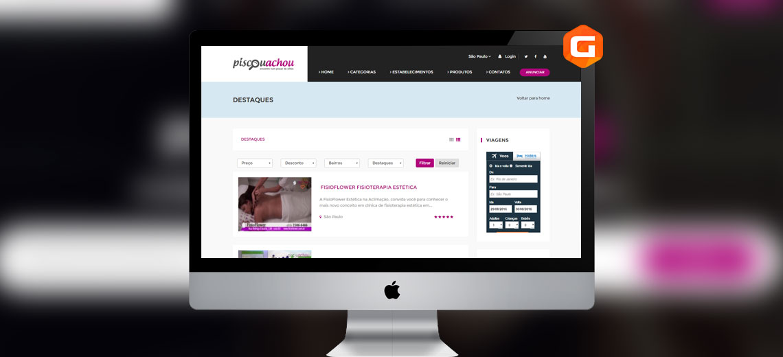 Novo Portal Piscou Achou