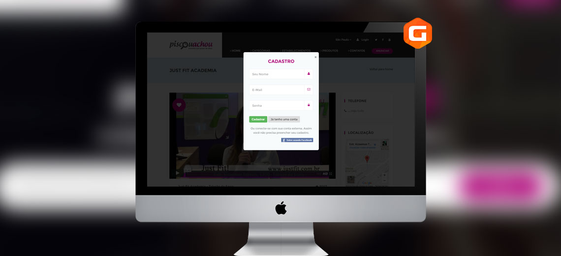 Novo Portal Piscou Achou