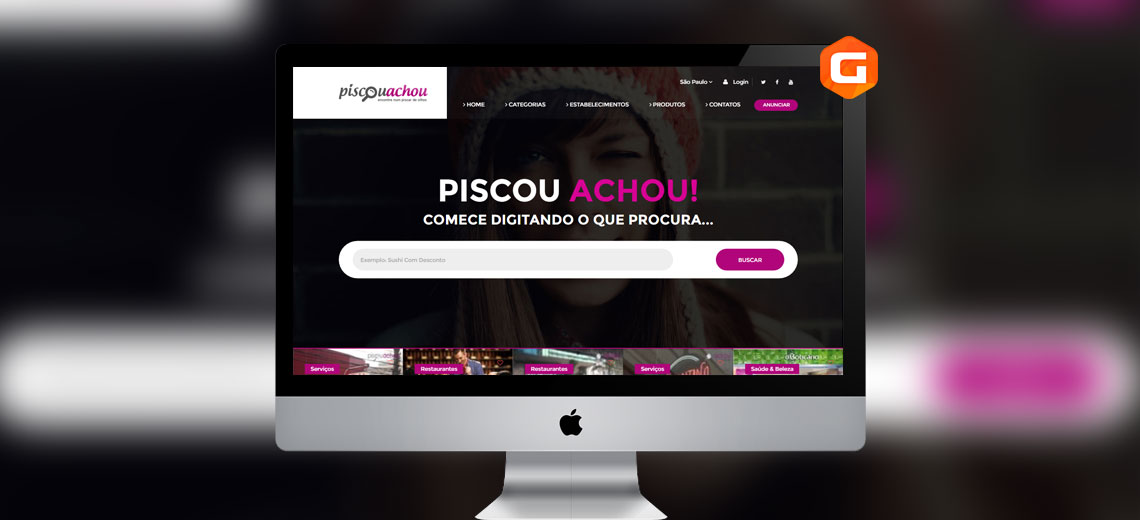 Novo Portal Piscou Achou