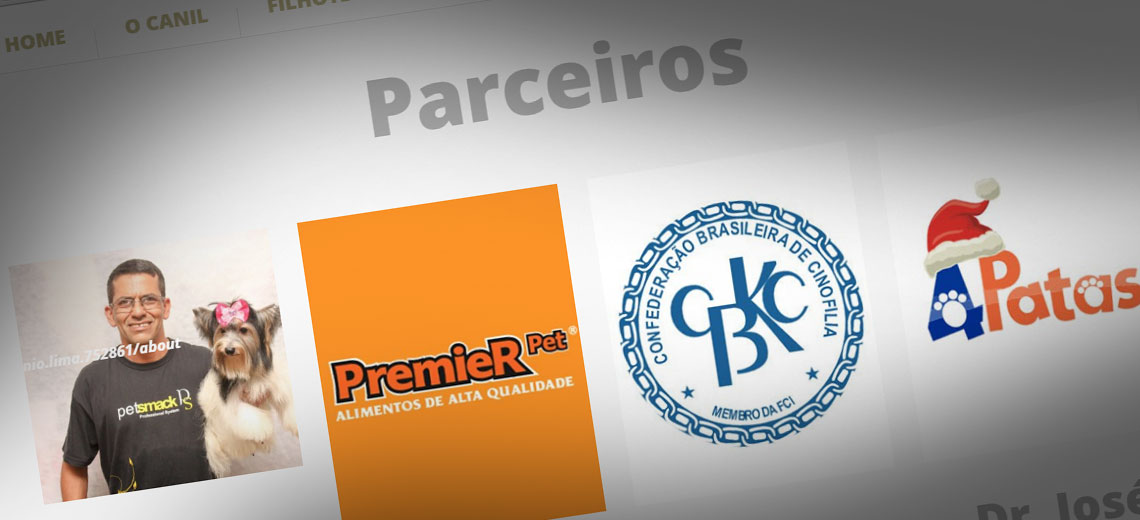 Novo site do Canil Maringá